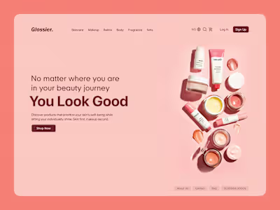Hero Section Design │Web Design