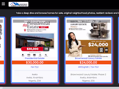 Estate Sales Website