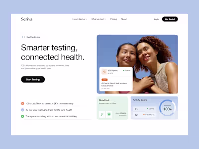 Healthcare - Landing Page Header
