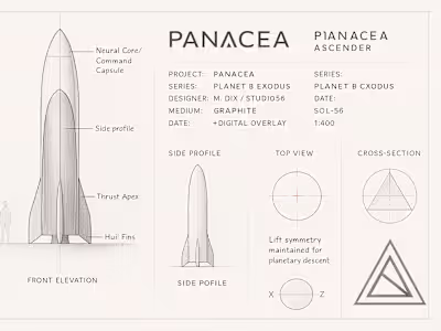 PANACEA — Sci-Fi Book Cover Design