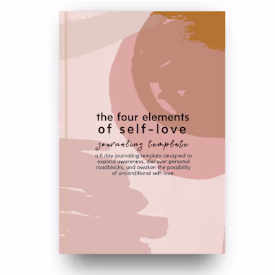 Four Elements of Self-Love Journal