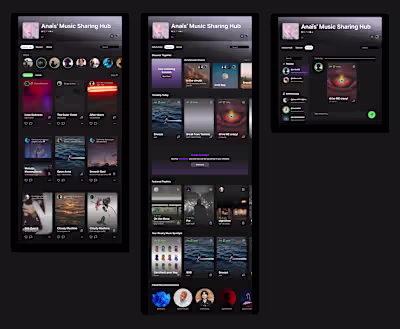 Spotify Music Sharing Hub
