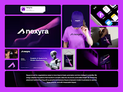 Nexyra | AI Startup Logo