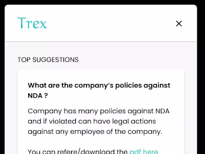 Trek - Employee Learning Management App