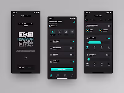 Smart Home Application | User Interface