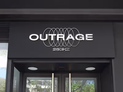 Branding for OUTRAGE - music shop