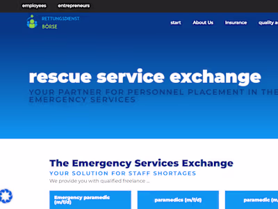 Rescue Service Exchange Website