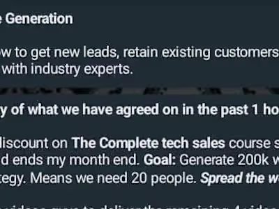 Generate 20 Leads for an eLearning company
