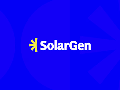 SolarGen Conceptual Brand Identity