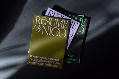 Brand Identity Design: Resume By Nico