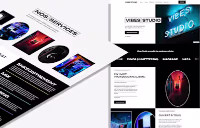 Webflow - Vibes Studio