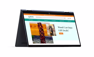 E-commerce Website Design for a Gift Selling Company