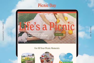 Bold and Playful Ecommerce Website