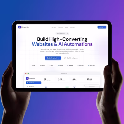 Personal Portfolio Website for HiMohimin