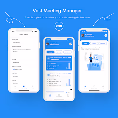 Vast Meeting Manager Case Study :: Behance