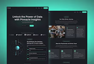 Pinnacle — Framer SaaS Website