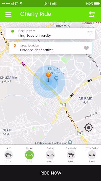 Scalable Backend for Cab booking Mobile App
