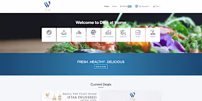 Waters Edge Online Food Ordering Platform Development