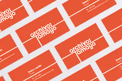 Archivo Tamayo | Branding