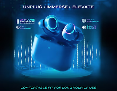 Tech Product ad: Earbud