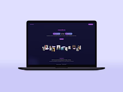 Landing Page Design and App Prototype