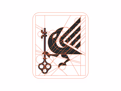 Raven Key Exclusive Logo Design for Sale by Anhdodes