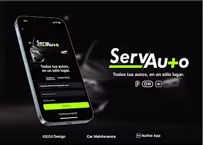 Servauto | Web App Design