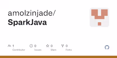 GitHub - amolzinjade/SparkJava