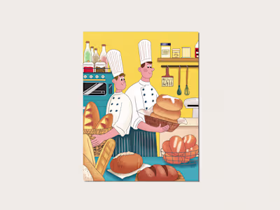 Narrative illustration created for editorial