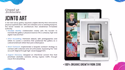 A net-new luxury gallery required