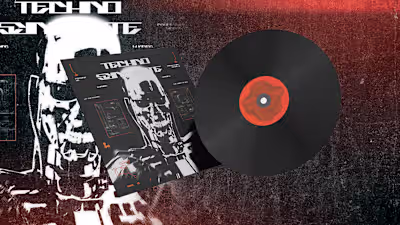 TECHNO SYNDICATE ALBUM COVER DESIGN