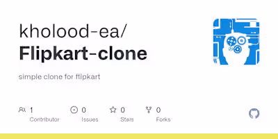 GitHub - kholood-ea/Flipkart-clone: simple clone for flipkart