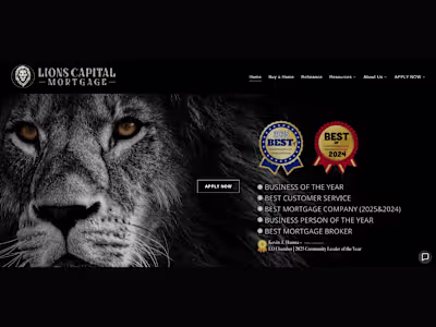 Promotional Video Editing for Lions Capital Mortgage