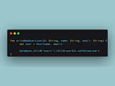 Firebase Backend Setup for Android App