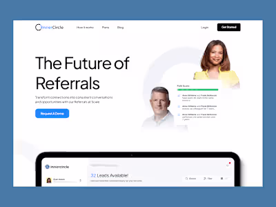 InnerCircle - Web Design & Motion Design