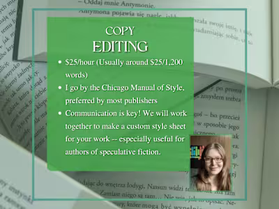Copy Editing Experience