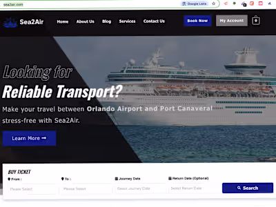 Home | Your Gateway to Seamless Travel Solutions | Sea2Air