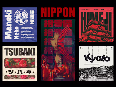 Nippon - Bold Japanese Visual Designs