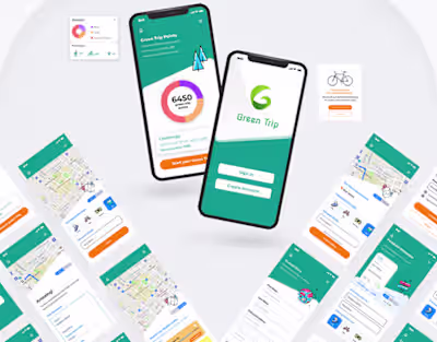 Case Study (Complete UX Process) : - Green Trip App.