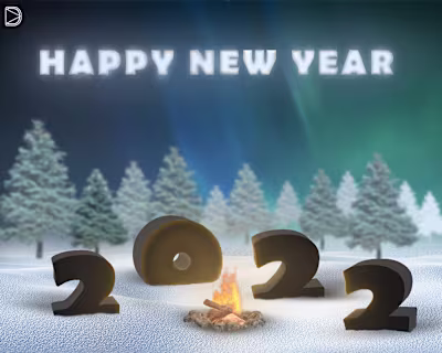 New Year poster 2022