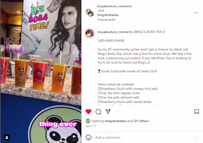 Bing Boba Tea Restaurant
