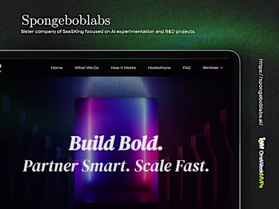 SpongebobLabs - AI Research Lab Website Development