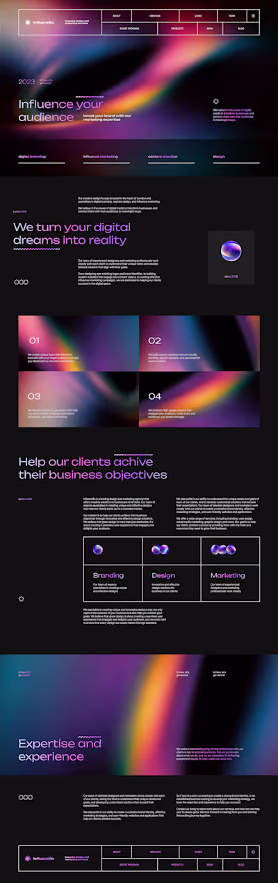Creative Agency Web Design