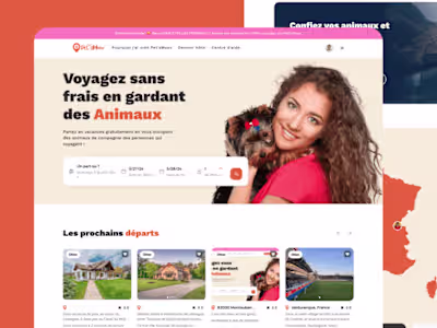 Accommodation Web App Development + Marketing for Petsmoov.com