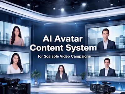 Created AI avatar-driven video content