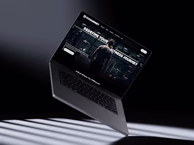FitJourney Landing Page Redesign | UI/UX for Fitness Brands ...
