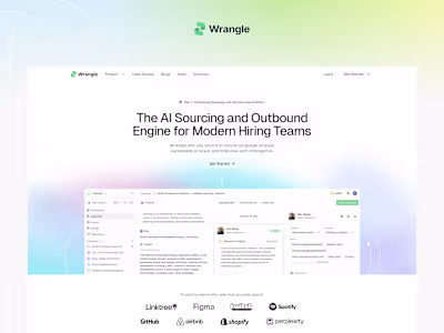 Wrangle Marketing Website | Figma to Framer Development