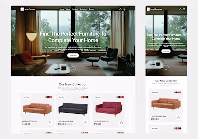 Smart Furniture - Landing Page