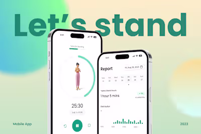 Let's Stand - Mobile App Design 