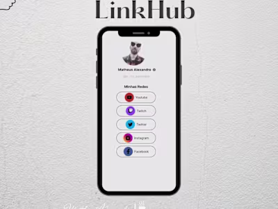 LinkHub Landing Page - All Your Links in One Place!